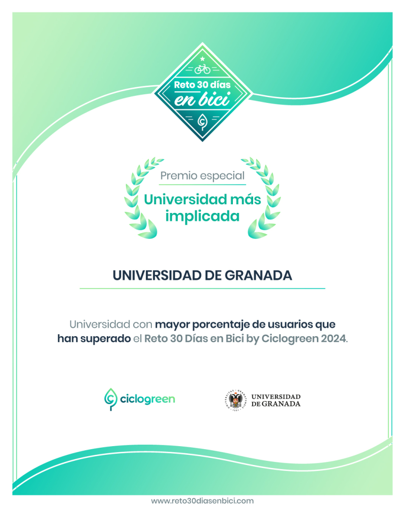 la UGR con más usuarios Universidad con más porcentaje de usuarios que han superado los 30 días.